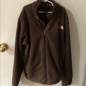 North face fuzzy jacket